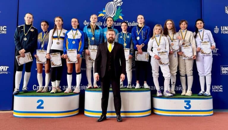 Черкаські фехтувальники – призери чемпіонату України